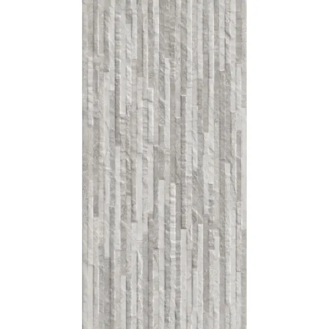 Premiere Grey Split Face Effect Matt Ceramic Wall Tile