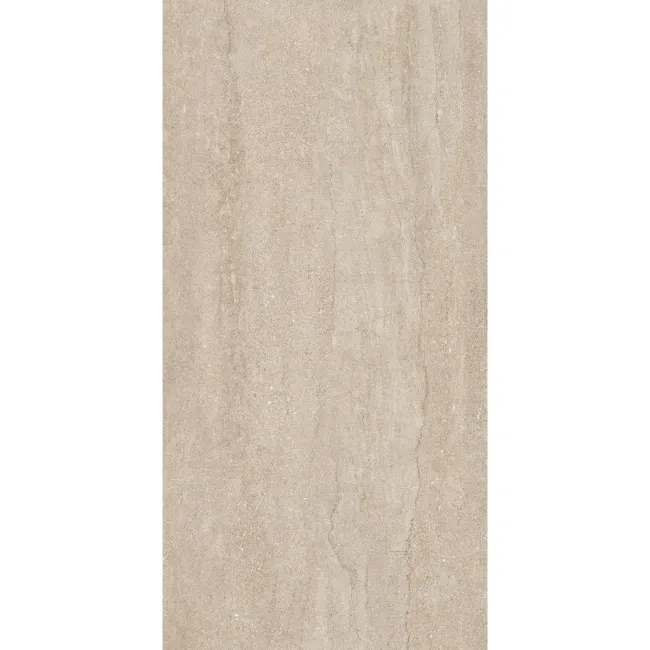 Roca Serena Vein Cut Moka Travertine Effect Matt Porcelain Tile