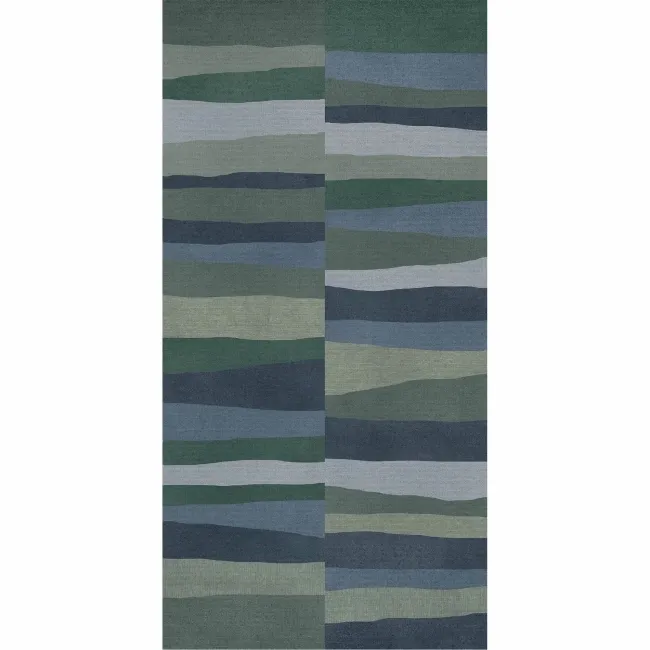 Seven Blue Abstract Decor Matt Ceramic Wall Tile