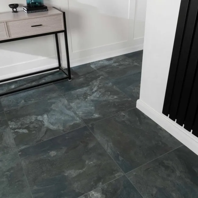 Slate Way Blue Matt Porcelain Floor Tile