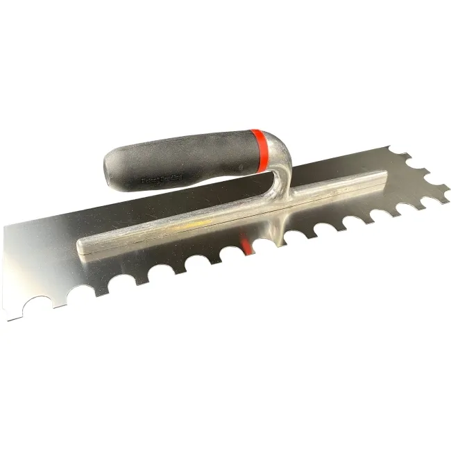 Tileasy 20mm Round Notch Stainless Steel Trowel – 400mm