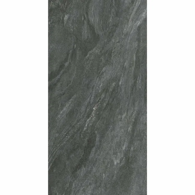 Teide Dark Grey Stone Effect Anti Slip Matt Porcelain Tile