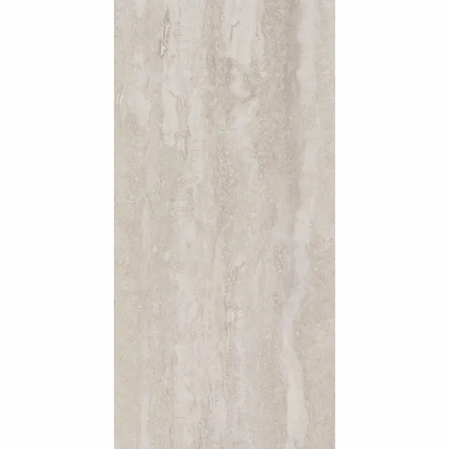 Travertino Light Grey Stone Effect Matt Porcelain Wall & Floor Tile