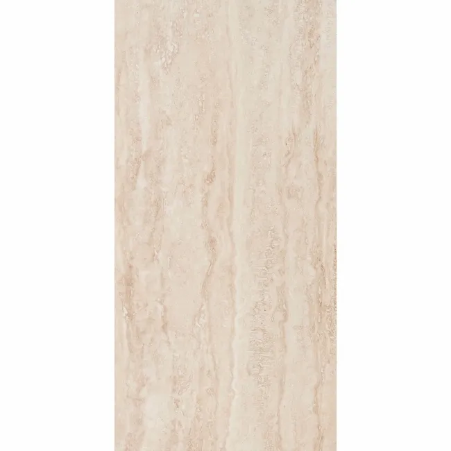Travertino Beige Stone Effect Matt Porcelain Wall & Floor Tile