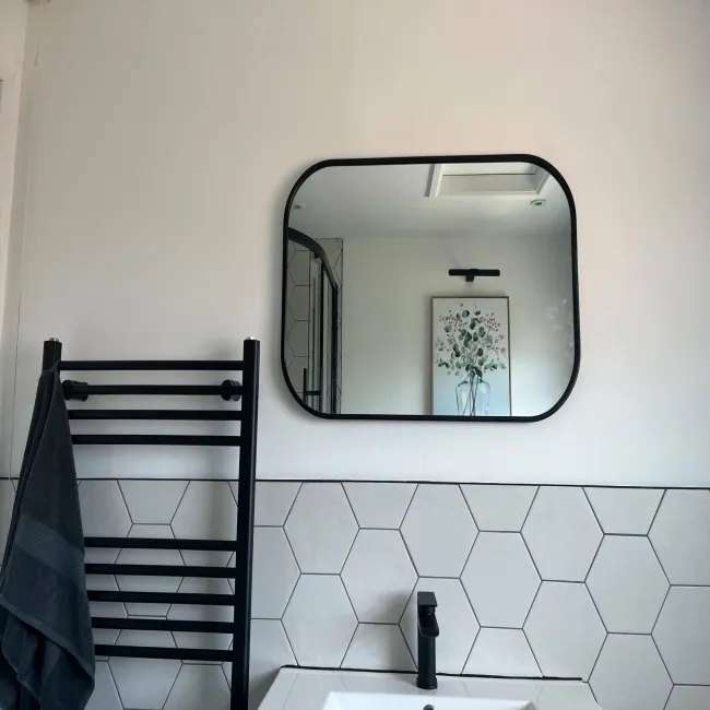 Hexagon White Wall and Floor Tile