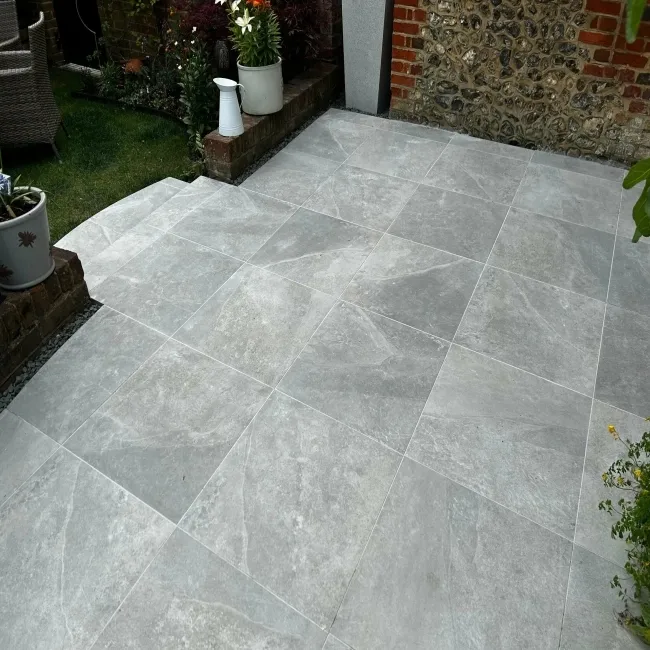 Maverick Grey Outdoor Slab Tiles