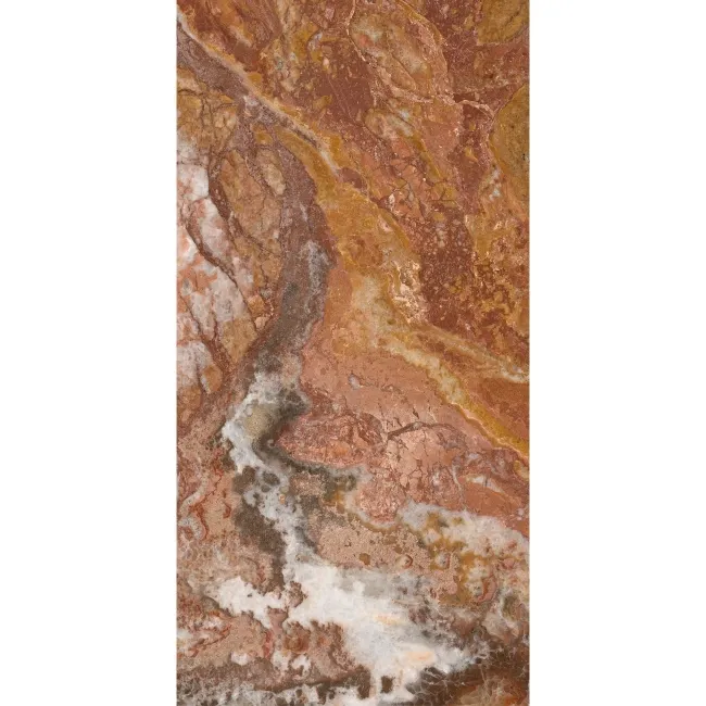 Volcanic Red Marble Effect Matt Porcelain Tile