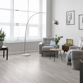 Nogal Grey Wood Effect Matt Porcelain Floor Tile