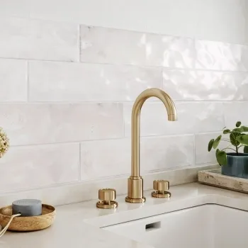 Zellige Antique White Gloss Porcelain Tile