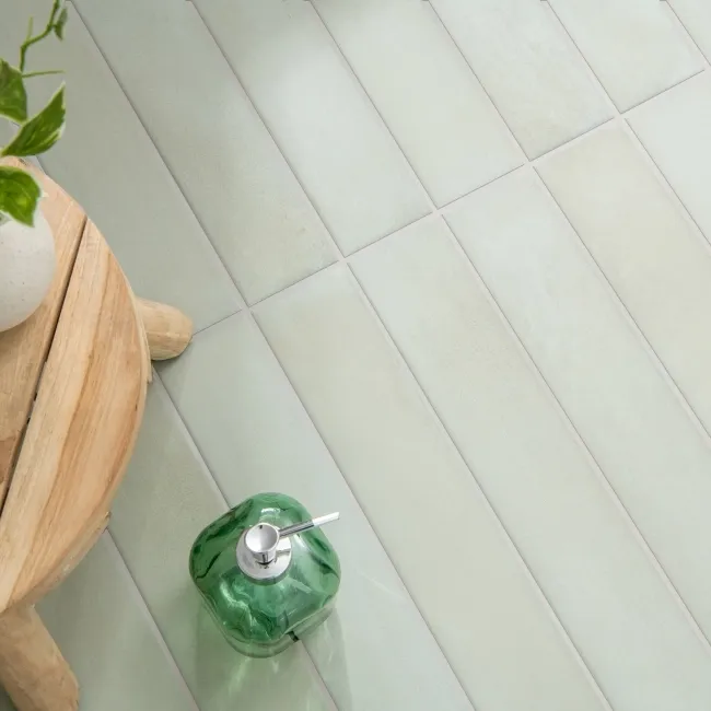 Stonella Green Stone Effect Matt Porcelain Wall and Floor Tile