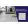 Carrara White Gloss Marble Effect Ceramic Floor Tile 