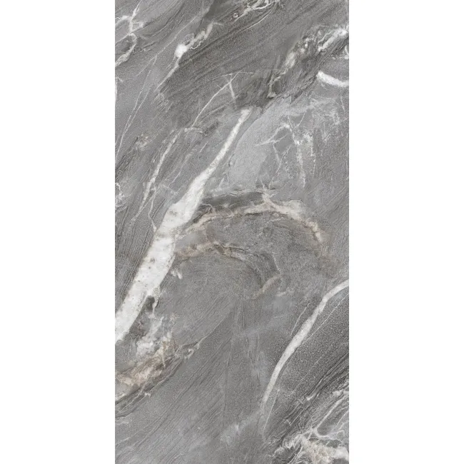 Aroma Grey Marble Effect Polished Porcelain Wall and Floor Tile