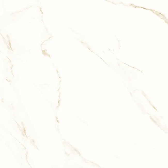 Carrara Gold Marble Effect Gloss Ceramic Floor Tile