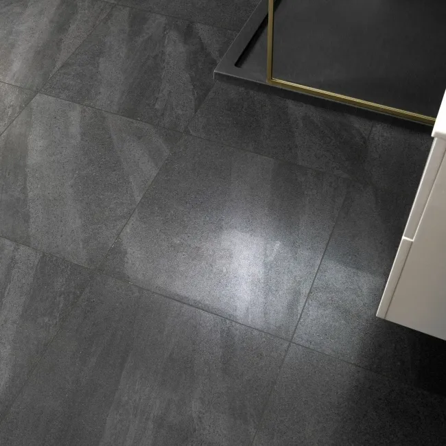 Galaxy Night Black Stone Effect Semi Polished Porcelain Tile