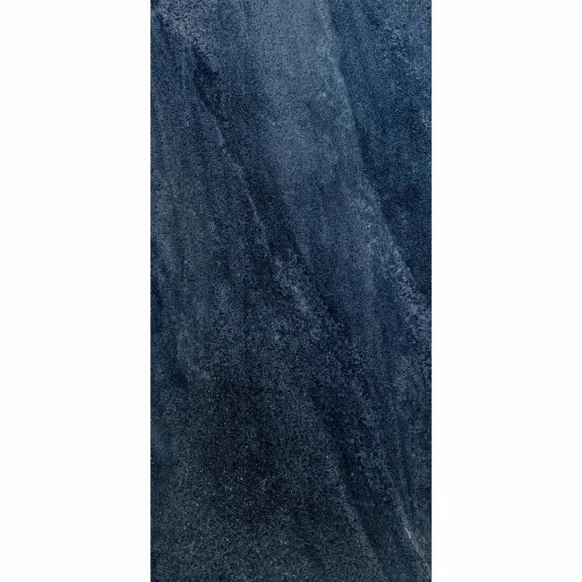 Galaxy Denim Blue Stone Effect Semi Polished Porcelain Wall and Floor Tile