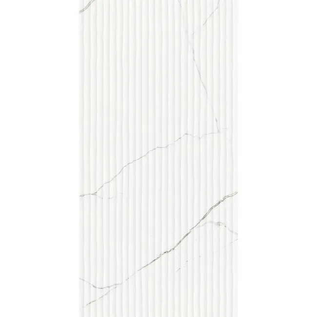 Roca Lincoln Decor White Marble Effect Matt Porcelain Wall Tile