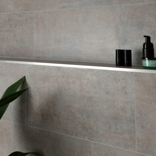 Oxide Grey Concrete Effect Matt Ceramic Wall Tile
