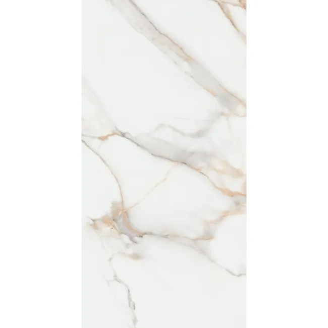 Lumiere Golden Grey Marble Effect Large Matt Vitrified Ceramic Tile