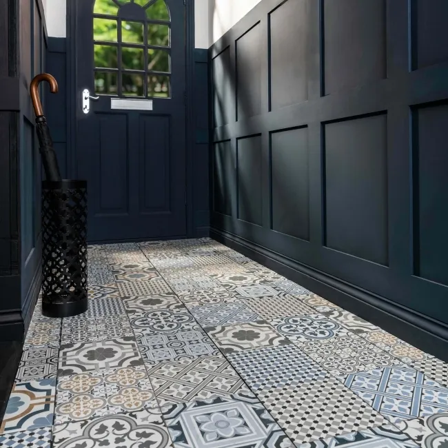 Windsor Multi Patterned Matt Porcelain Wall and Floor Tile