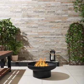 Erebor Natural Split Face Wall Tiles 440x660 Patio Roomset