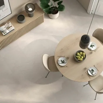 Roca Limestone Effect Ivory Matt Porcelain Floor Tile