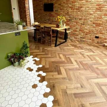 Kromatika Hexagon White Porcelain Wall & Floor Tile