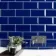 Metro Bevelled Victorian Cobalt Blue Gloss Ceramic Wall Tile