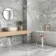 Volcanic Grey Marble Effect Matt Porcelain Tile