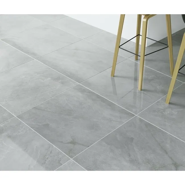 Muse Grey Italian Polished Porcelain Floor Tiles