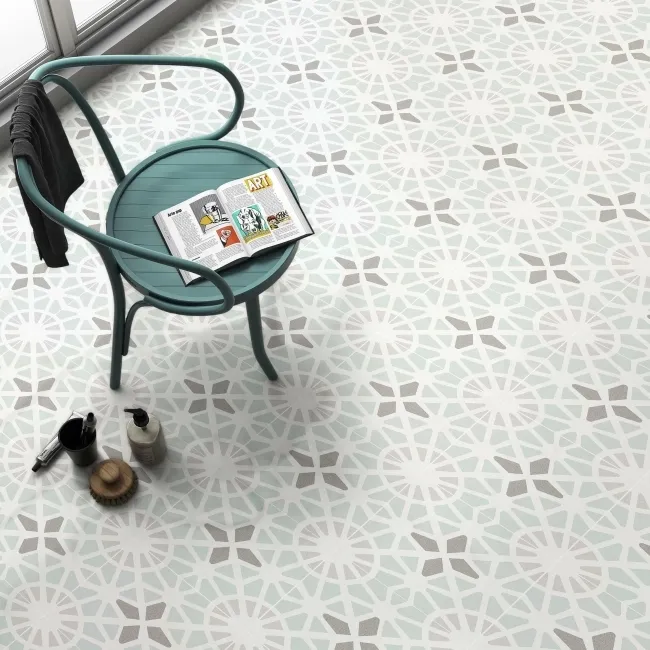 Adele Green Sea Floor Tile