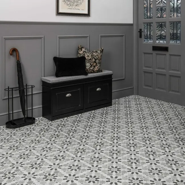 Agadir Grey Pattern Matt Ceramic Floor Tile