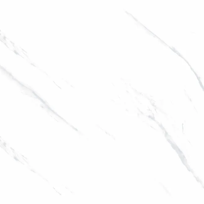 Alaskan Calacatta White Marble Effect Polished Porcelain Floor Tile