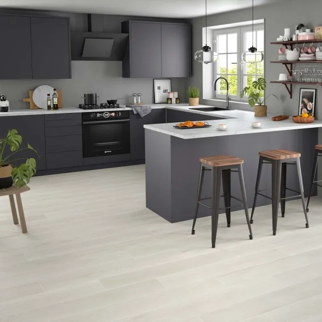 Articwood Ice Grey Wood Effect Wall And Floor Tiles