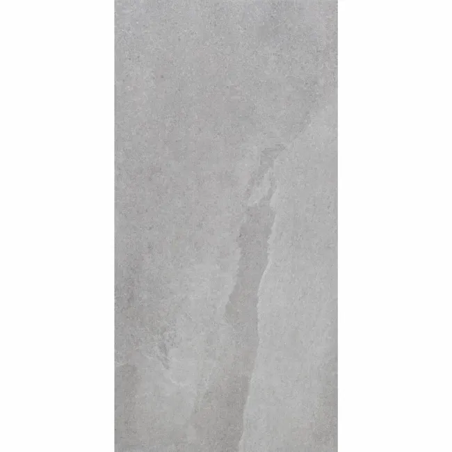 Augusta Ice Grey Slate Effect Matt Porcelain Wall and Floor Tile