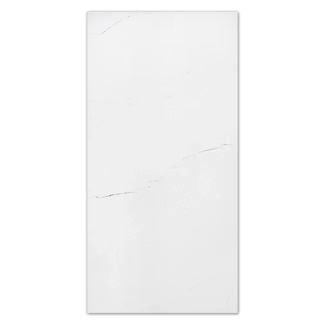 Barbados White Marble Effect Polished Porcelain Wall and Floor Tiles