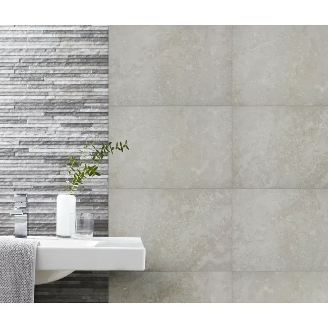 Brix Grey Split Face Effect Matt Ceramic Wall Tile