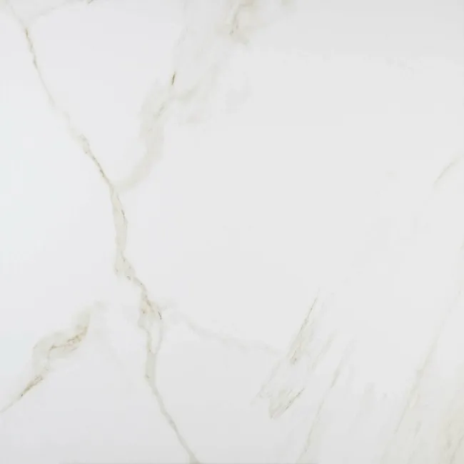 Carrara Gold Gloss Marble Effect Vitrified Ceramic Floor Tile