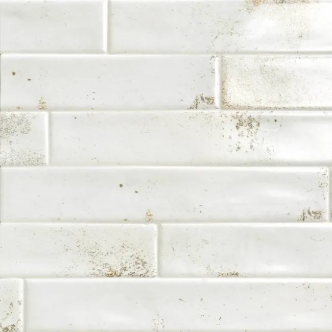 Cool Antique White Brick Effect Matt Ceramic Wall Tile