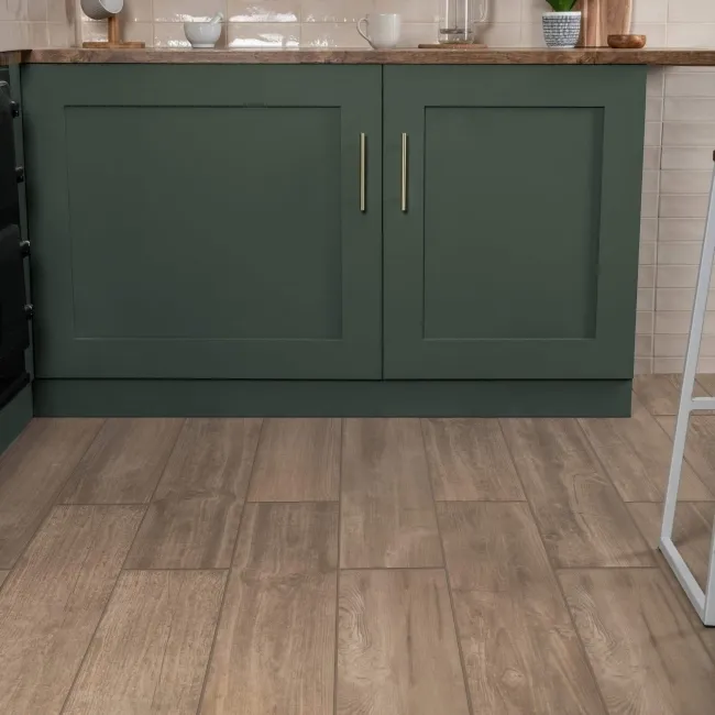 Copenhagen Camel Rectified Matt Wood Effect Porcelain Floor Tile