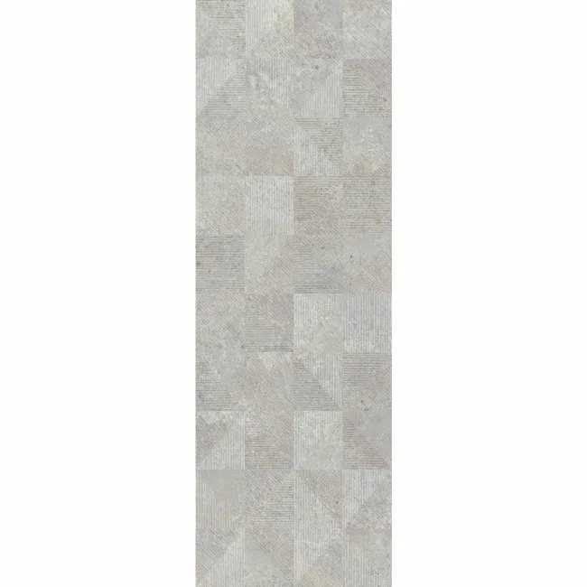 Crassana Decor Grey Concrete Effect Matt Ceramic Wall Tile