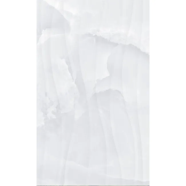 Garner White Decor Onyx Marble Effect Gloss Ceramic Wall Tile