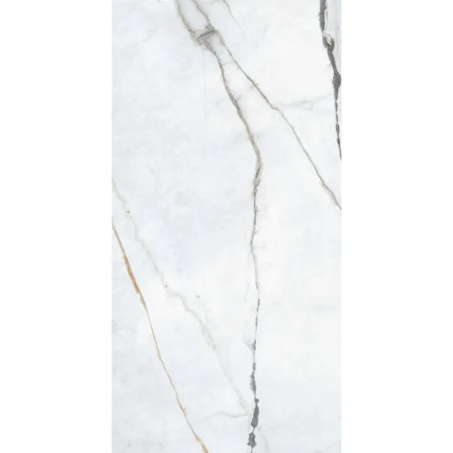 Ethos Golden Grey Marble Effect Matt Porcelain Tile