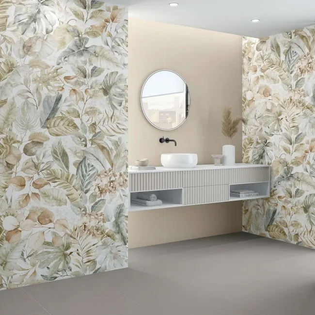 Lifefull Beige Anti Slip Porcelain Wall and Floor Tile