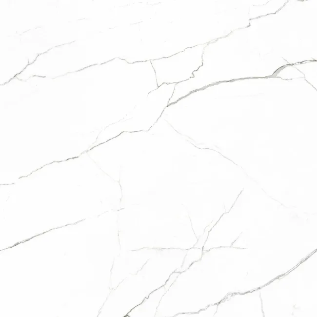 Roca Lincoln White Marble Effect Matt Porcelain Floor Tile