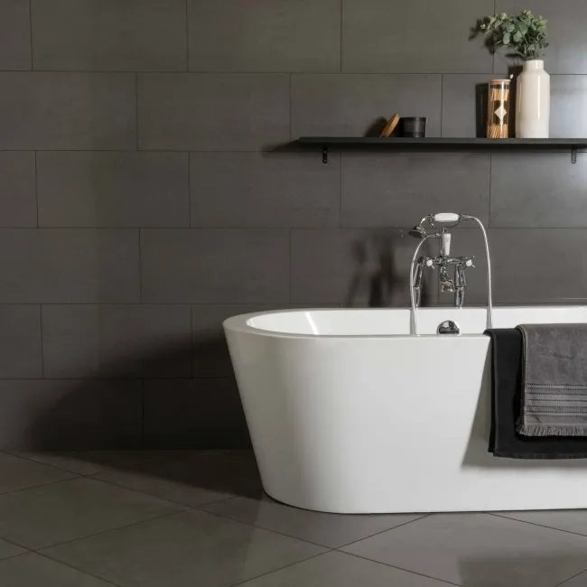 Lounge Grey Polished Porcelain Wall and Floor Tile