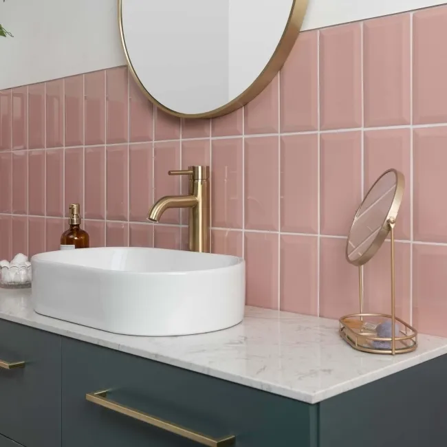 Metro Pink Wall Tile
