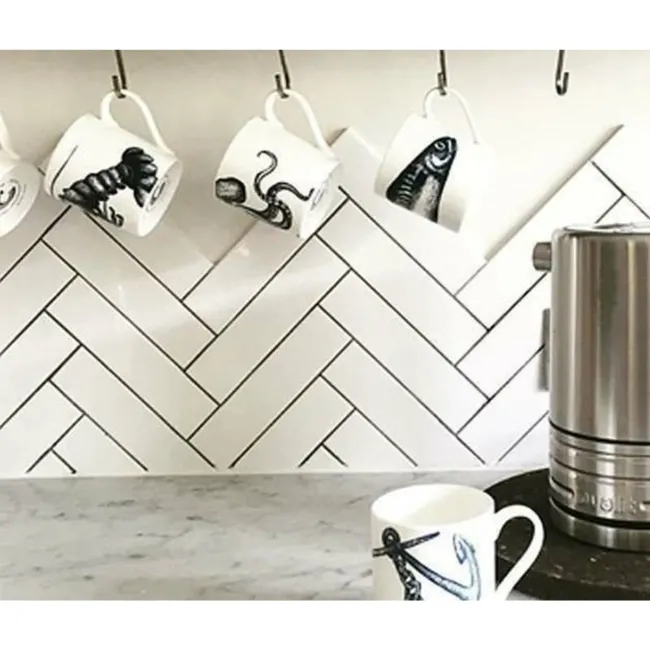 Microline White Matt Wall Tile