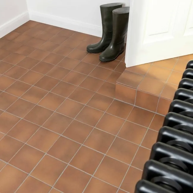 Quarry Brown Charred Effect Natural Clay Matt Floor Tile