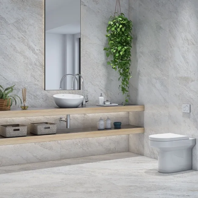 Quartz Stone Effect White Anti Slip Porcelain Tile