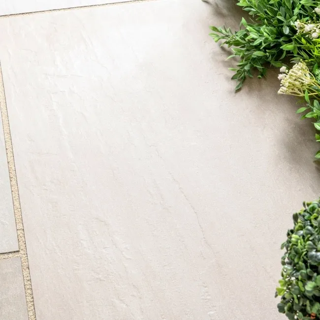 Raj Green Sandstone Effect Matt Large Porcelain Outdoor Slab 